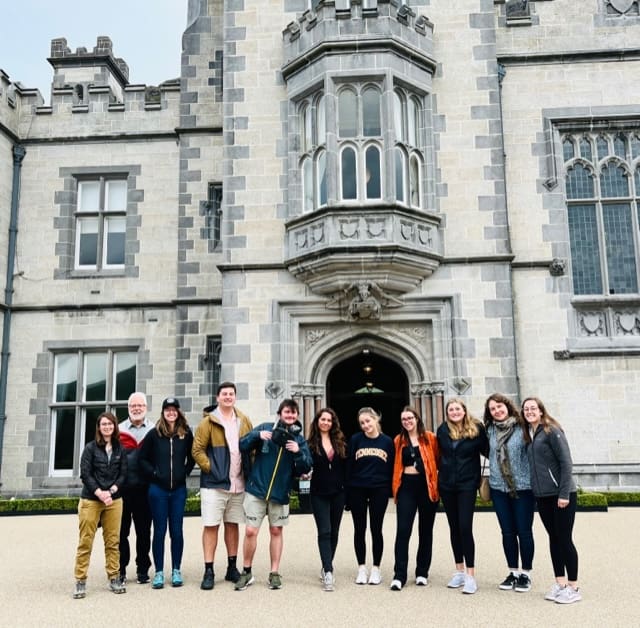 Students on the Dublin, Ireland trip in 2022.